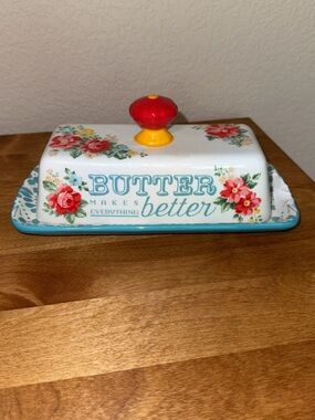 Pioneer Woman Covered
Butter Dish Stoneware
Vintage Floral Everything
Better